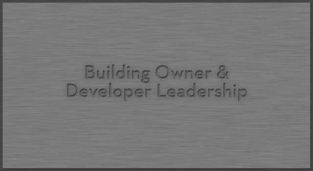 Building Owner & Developer Leadership